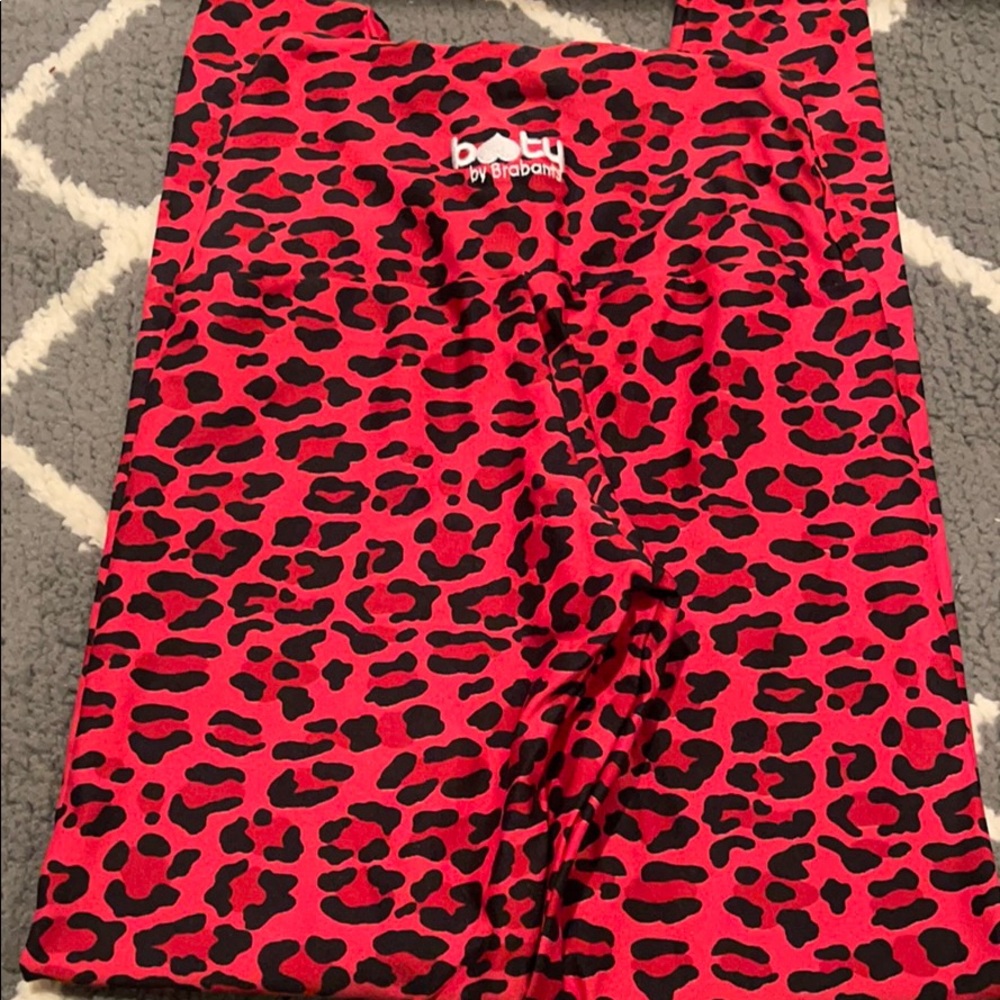 Booty by brabants red leopard leggings